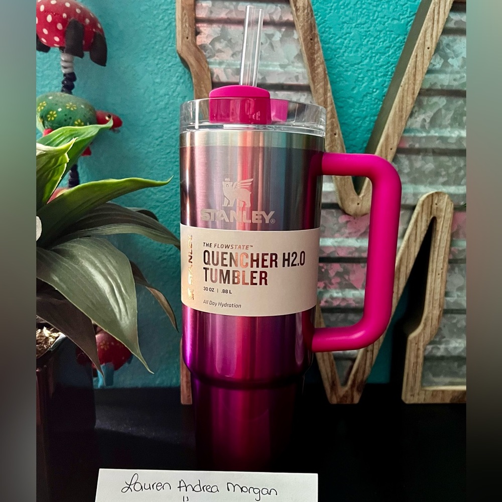 Authentic Stanley Camelia Gradient Pink 30oz Tumbler New